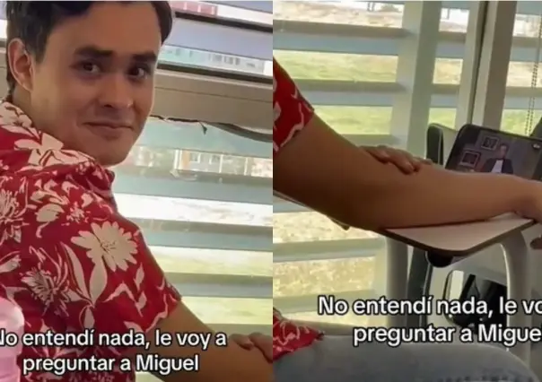 Captan joven viendo Ventaneando en plena clase (VIDEO)