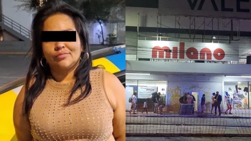 Detienen a mujer fardera en Monterrey