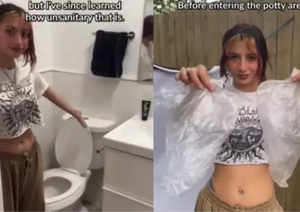 Joven hace composta en casa usando desechos de sus amigos