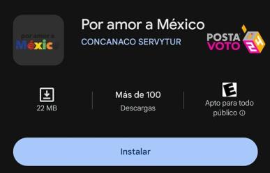 Por amor a México aplicación digital: conoce las propuestas de los candidatos