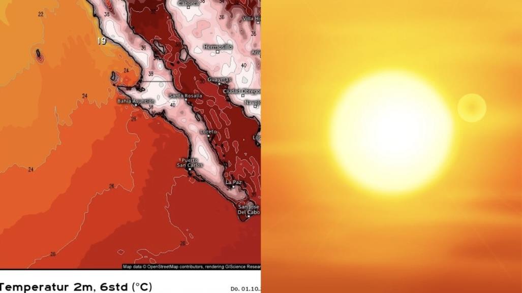 Advertencia: intensa ola de calor en BCS y el Noroeste generará hasta 45°C