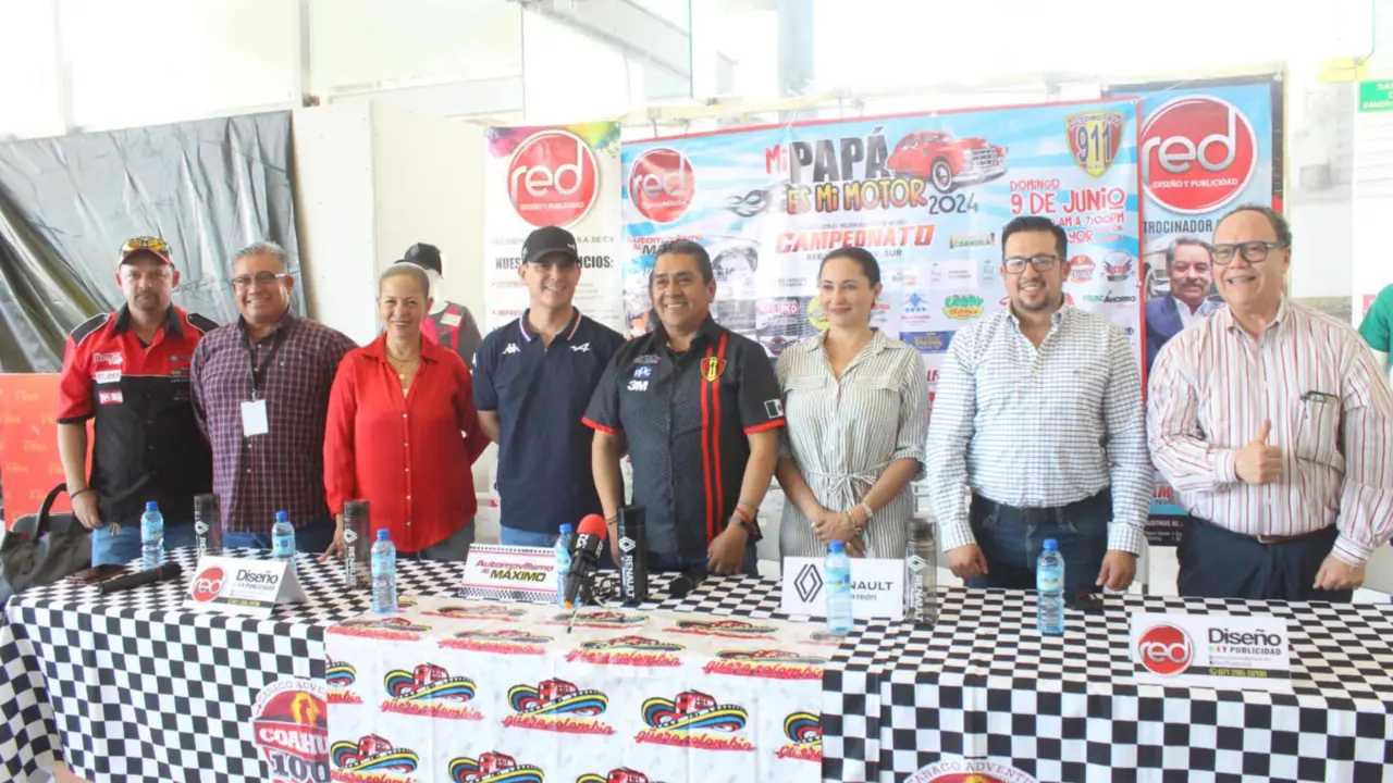 Rueda de Prensa con las autoridades responsables del Car Audio Tuning Competition en Torreón / Foto: Instituto Estatal del Deporte de Coahuila