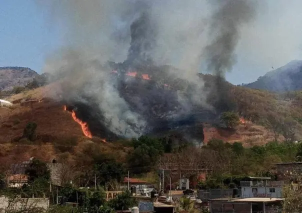 Combaten siete incendios forestales en Edomex