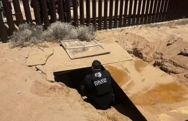 Localizan narco túnel en San Luis Río Colorado, muy cerca del muro fronterizo