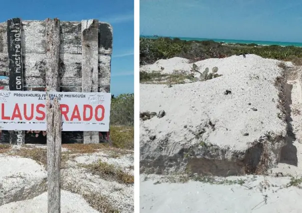 Profepa clausura obras Ilegales en Reserva de la Biósfera Ría Lagartos