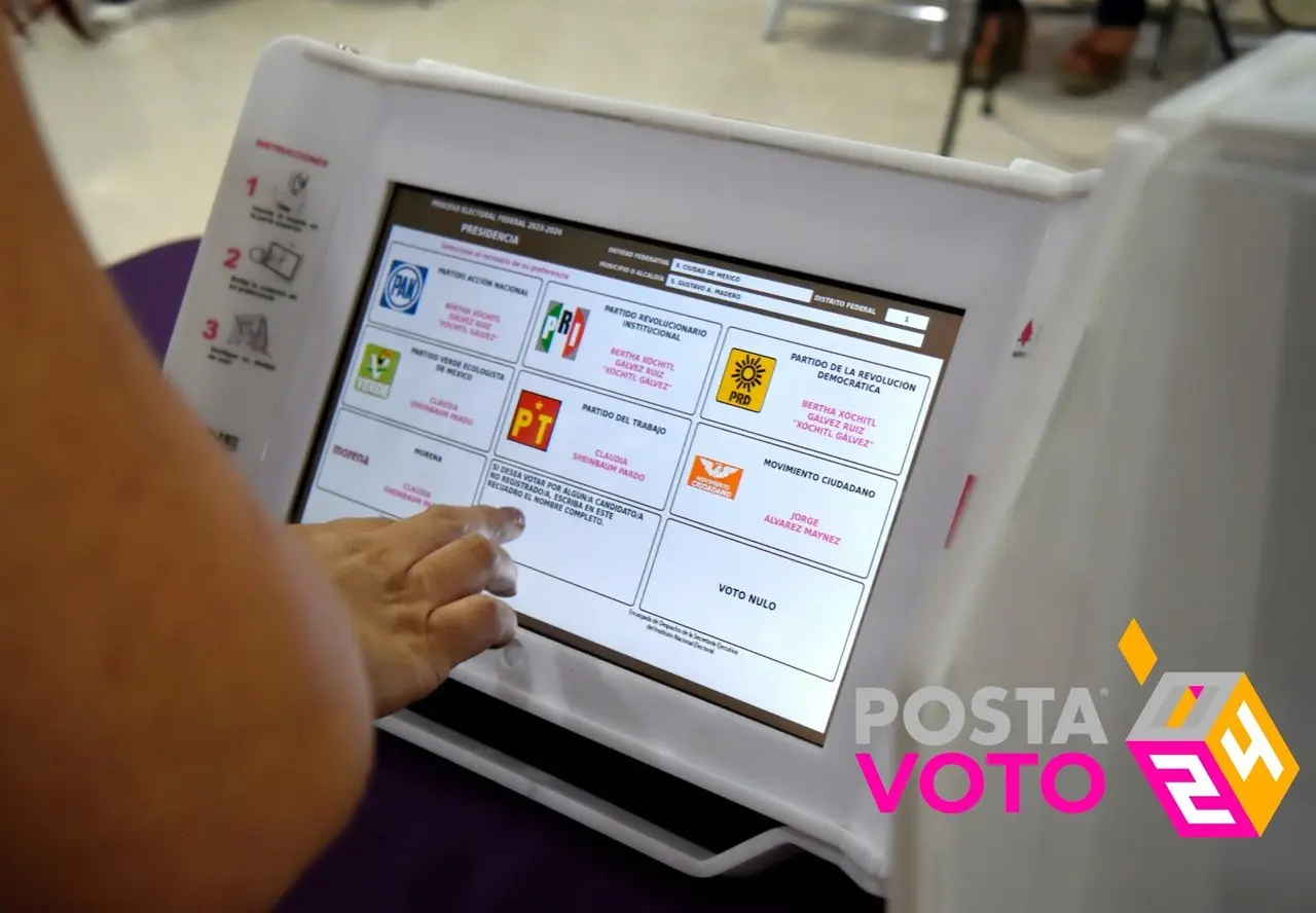 Este pasado 2 de mayo de 2024, en el Instituto Electoral de Ciudad de México, se presentaron las Urnas Electrónicas 7.0 , las cuales estarán en 44 casillas especiales. Foto: Enrique Pérez