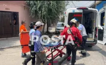 Pintor sufre descarga eléctrica en Monterrey