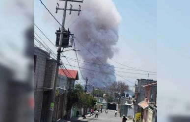 ¡Alarma! Explota bodega en Tultepec (VIDEO)