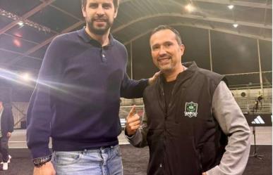 Jesús Ángel Vargas reunido con Piqué en la Kings League Final Four