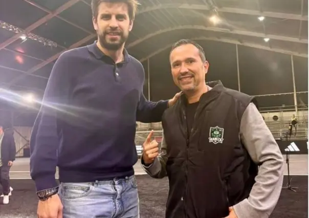 Jesús Ángel Vargas reunido con Piqué en la Kings League Final Four