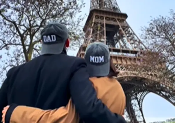 ¡Capi Pérez y su esposa Itzel serán papás! lo anuncian frente a la Torre Eiffel