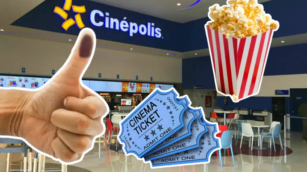 ¡Con promociones y producto gratis! Así premiará Cinépolis votar este 2 de junio