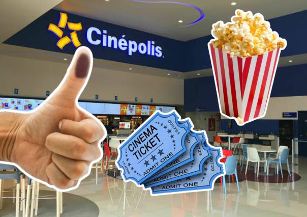 ¡Con promociones y producto gratis! Así premiará Cinépolis votar este 2 de junio