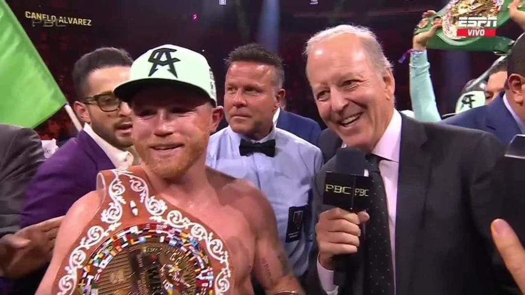 Saúl Canelo Álvarez sigue siendo el Rey y el ganador del cinturón Tamaulipas