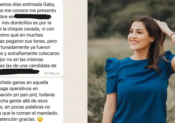 Vandalizan publicidad de candidata de Fuerza y Corazón por México