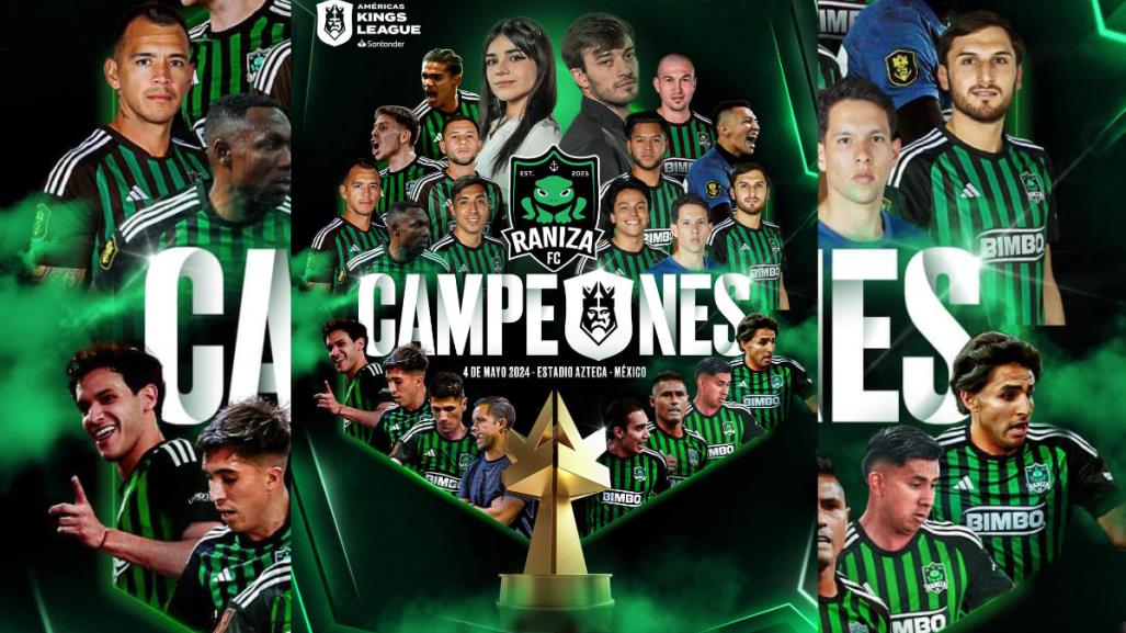 ¡Campeones! Raniza FC se lleva el primer campeonato de la Kings League Americas