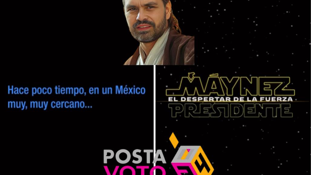 Máynez canaliza la fuerza: Ventaja sobre sus rivales al estilo Star Wars