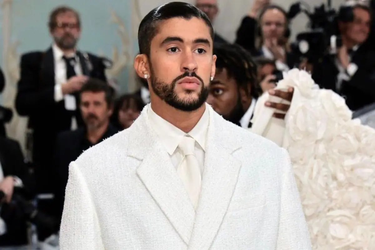 Bad Bunny en la Met Gala 2023, Foto: X (Twitter) @MetGala23