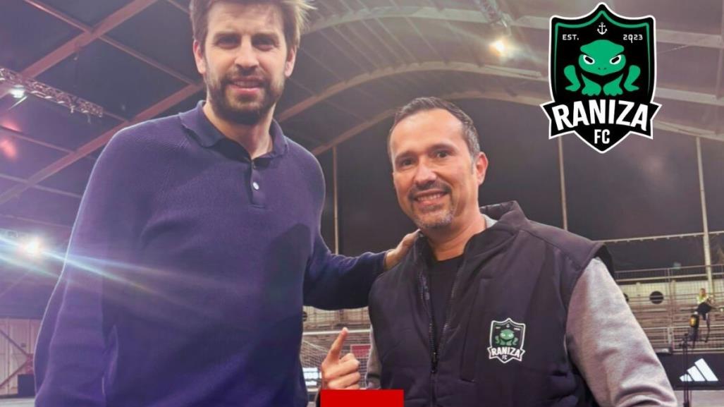 Ángel Vargas, CFO de la Raniza se reúne con Piqué en la Kings League Final Four