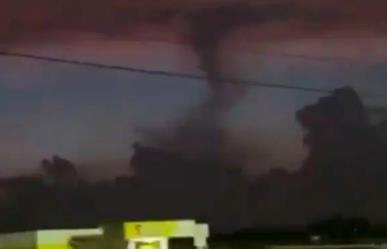 Tornado llega al norte de Coahuila, se prevé descenso  de temperatura