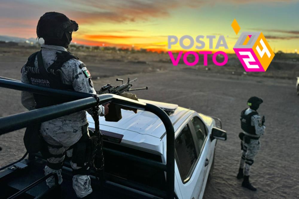 Seguridad para candidatas y candidatos. Foto. Guardia Nacional