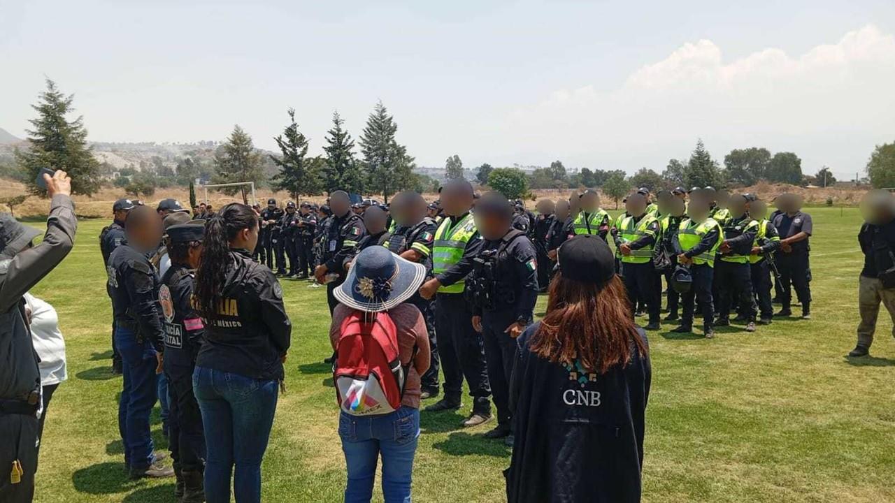 Durante la búsqueda, no se reportó hallazgo alguno por lo que extenderán la inspección. Foto: SSEM