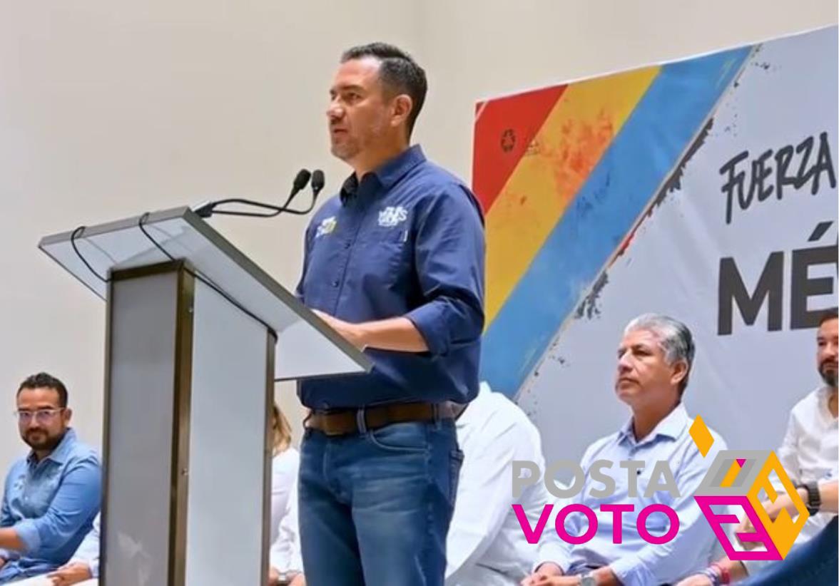 El candidato al Senado de la alianza Fuerza y Corazón por Veracruz, Miguel Ángel Yunes Márquez, denuncia amenazas de detención contra 8 candidatos de la alianza, aparentemente provenientes del Gobierno de Veracruz. Foto: Rosalinda Morales / POSTA