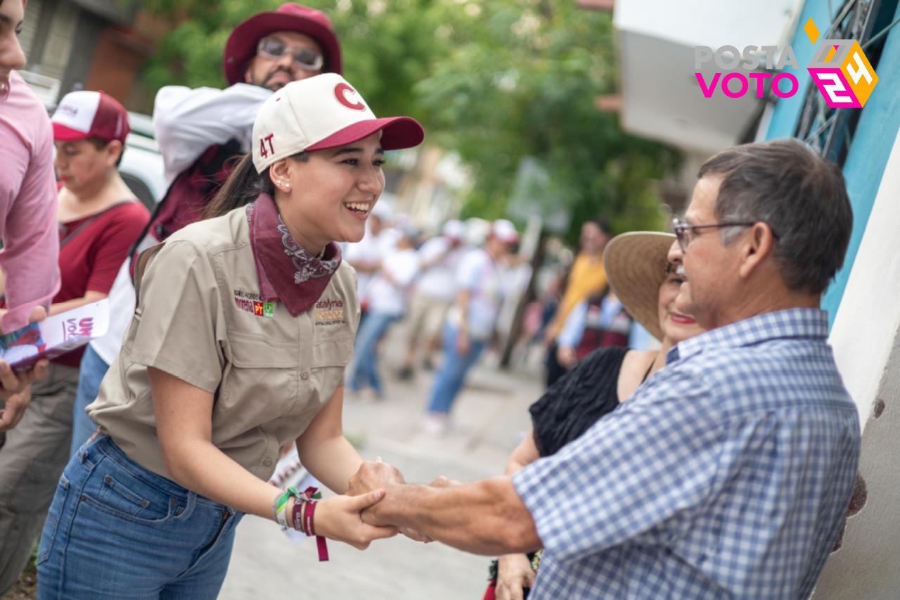 Vecinos de la colonia Mainero apoyan a Katalyna Méndez