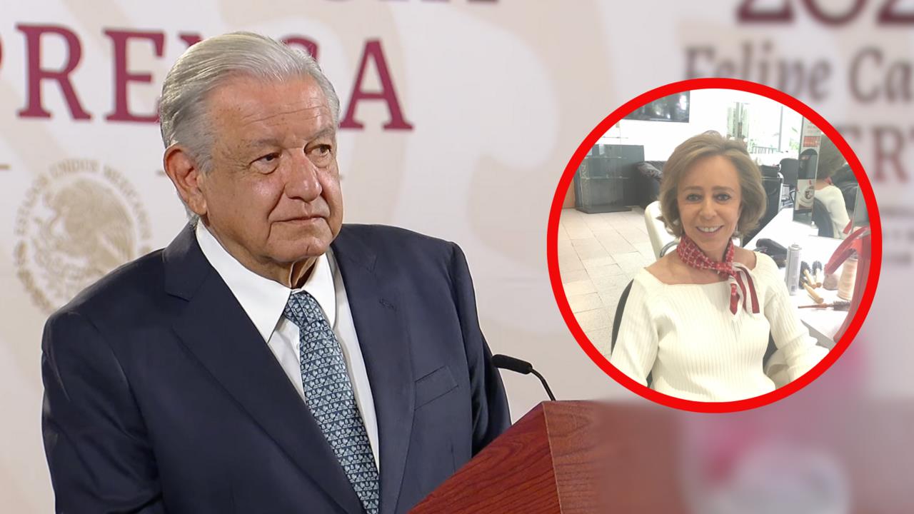 AMLO / Ma Amparo Casar. Foto: @lopezobrador / FB Ma Amparo Casar