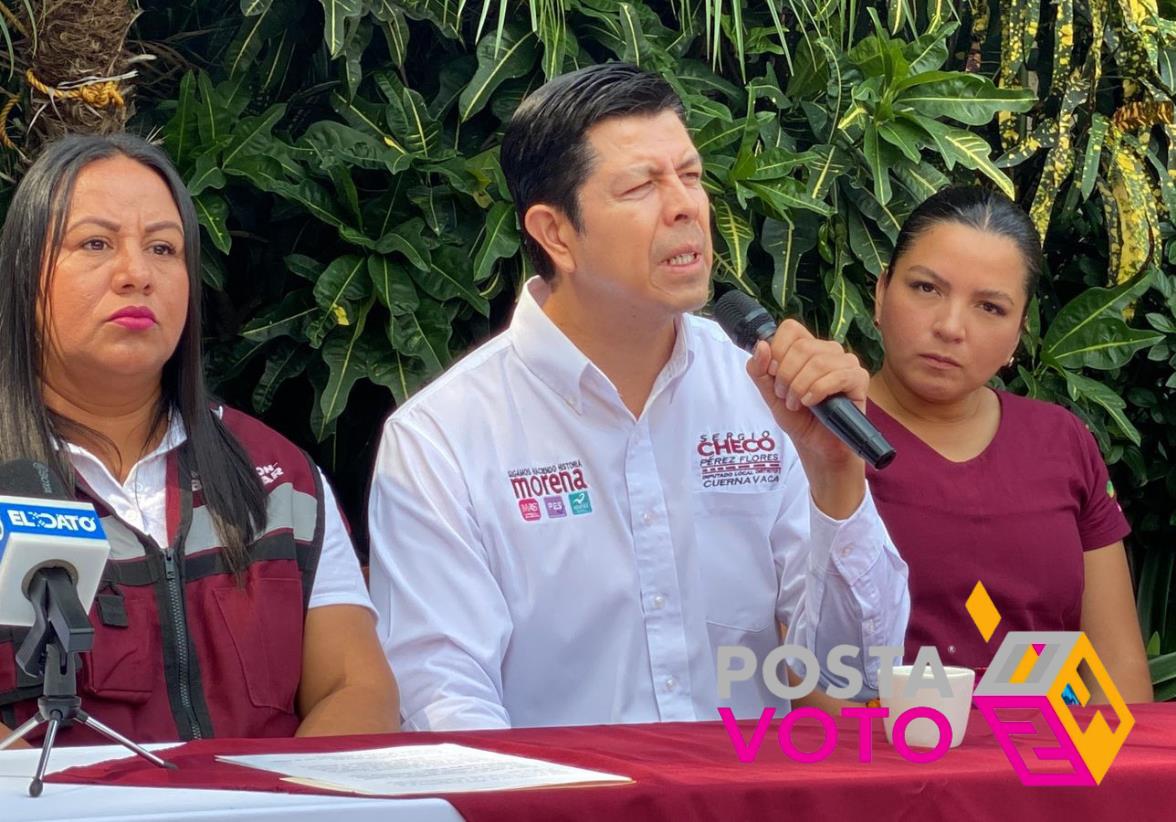 El candidato a diputado local, Según Sergio Pérez Flores, Morelos se sitúa en los últimos puestos en eficacia y atención según cifras del INEGI. Foto: David Monroy / POSTA