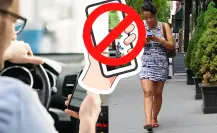 Uso del celular en CDMX: Un peligro para peatones y conductores