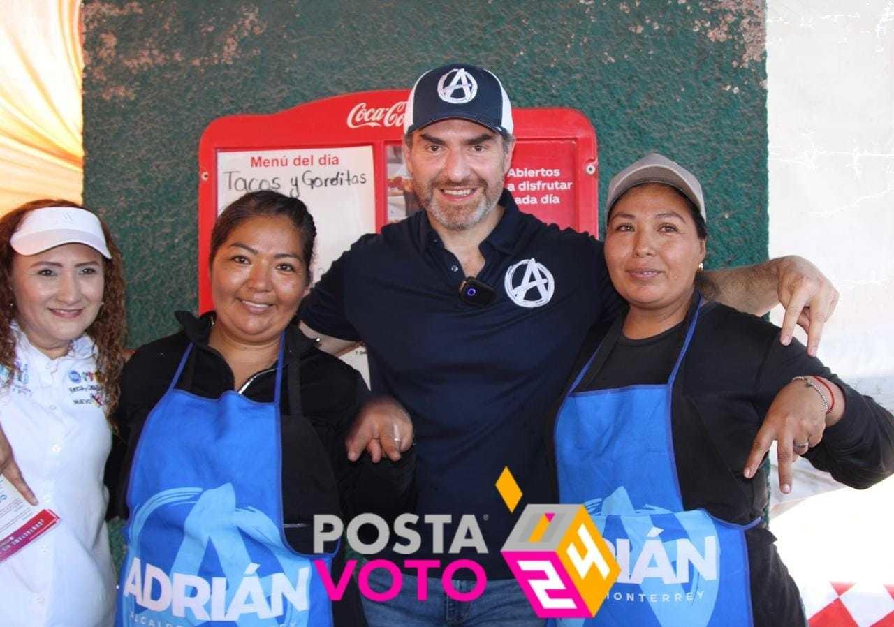 Planeará Adrián de la Garza proyectos de movilidad con vecinos de Monterrey