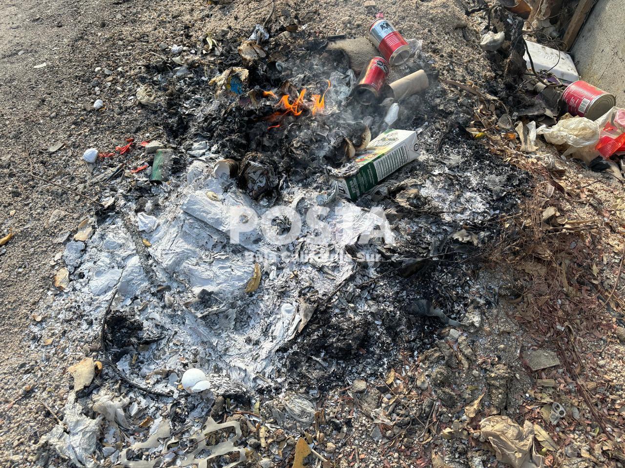 Quema de basura en Los Cabos, BCS. I Foto: Irving Thomas, POSTA.