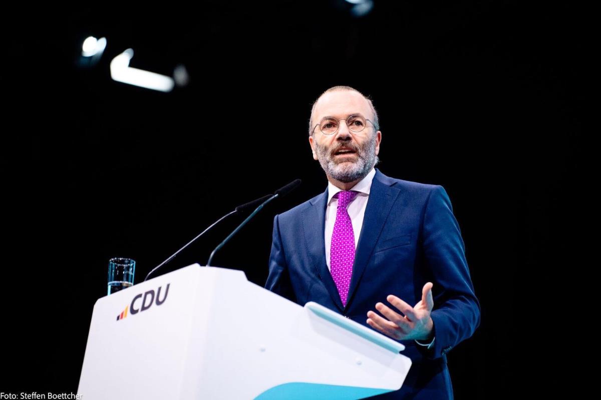 Manfred Weber. Foto tomada de: X @ManfredWeber