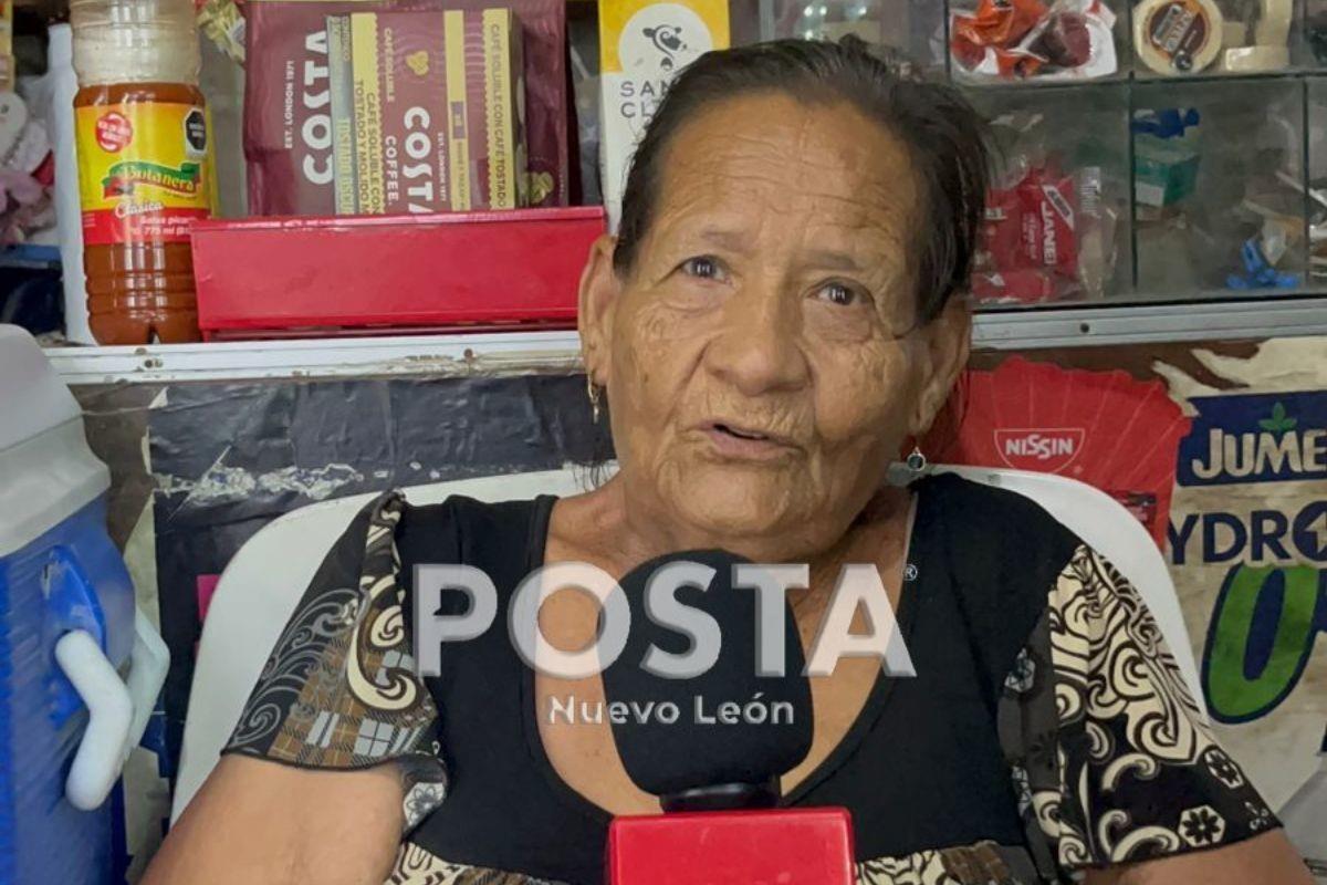 Doña María pasa el Día de la Madres sola, sin sus hijos. Foto: Rafael Enríquez