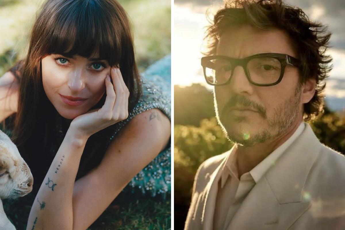 Pedro Pascal y Dakota Johnson, Foto: Instagram @dakotajohnson/@pascalispunk