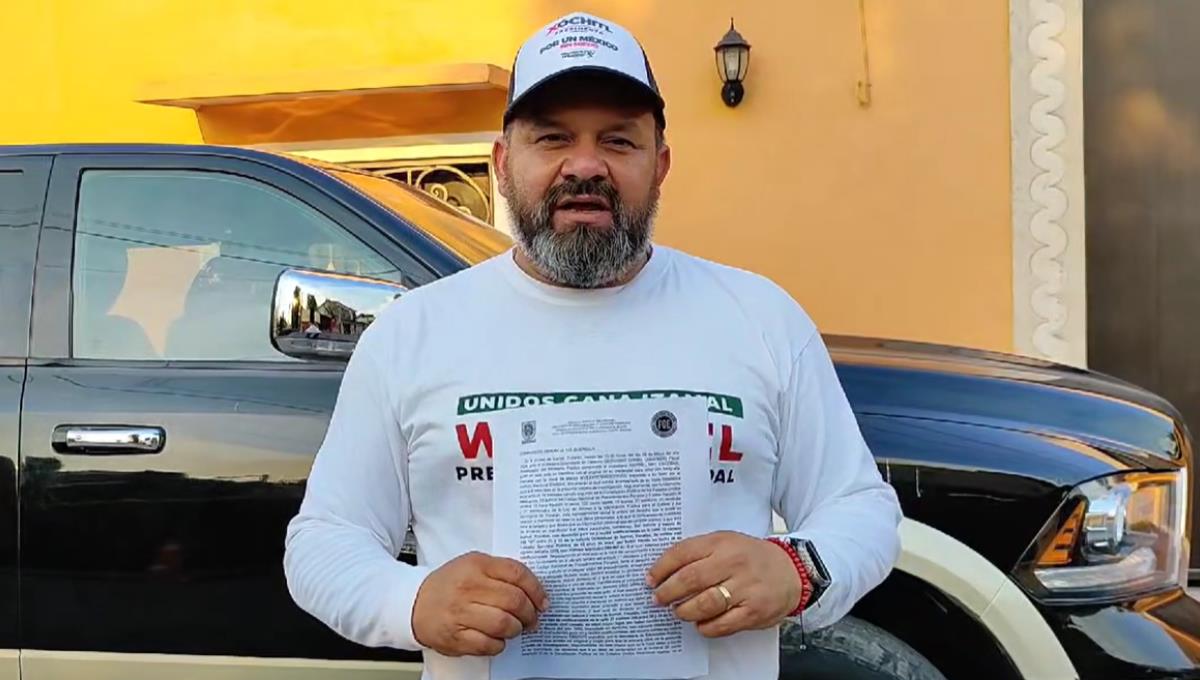 Warnel May busca ser por segunda ocasión Presidente Municipal de Izamal Fotos: Cortesía