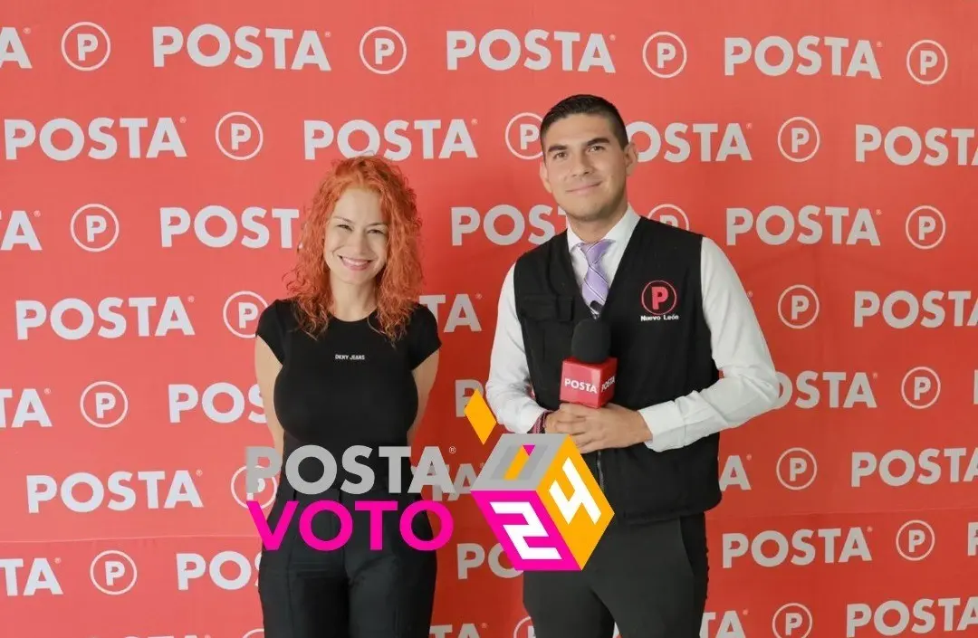 Alejandra Gonález candidata de Vida, en las instalaciones de Grupo POSTA. Foto: POSTA.