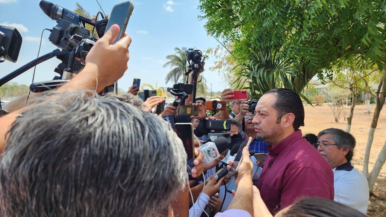 Presidente de Morena denuncia acciones de coacción del voto, de parte del PRIAN. Foto: Cortesía