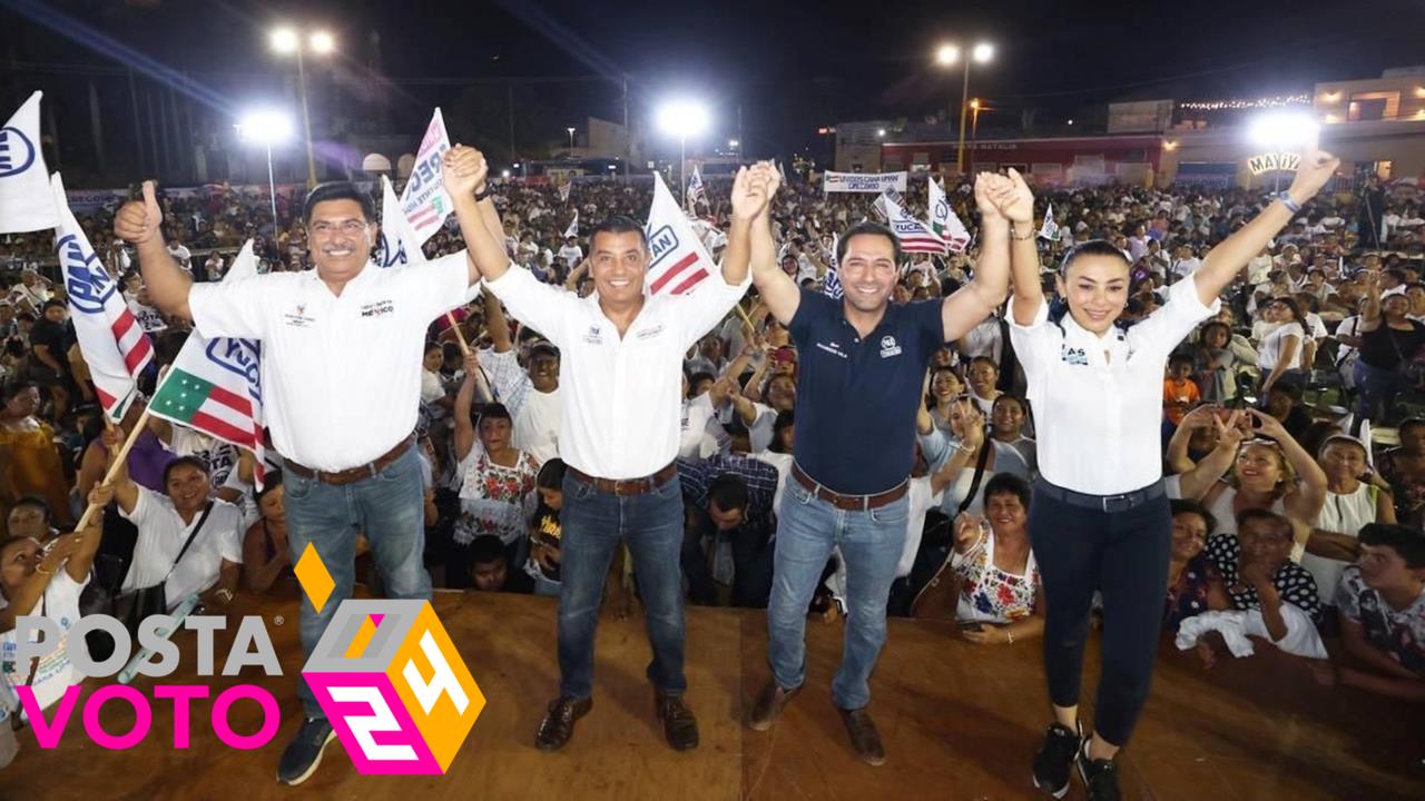 Vida Dosal estuvo acompañado de Iraís Barón Zermeño, Gregorio Montero, Juan José Canul Pérez Foto: Cortesía