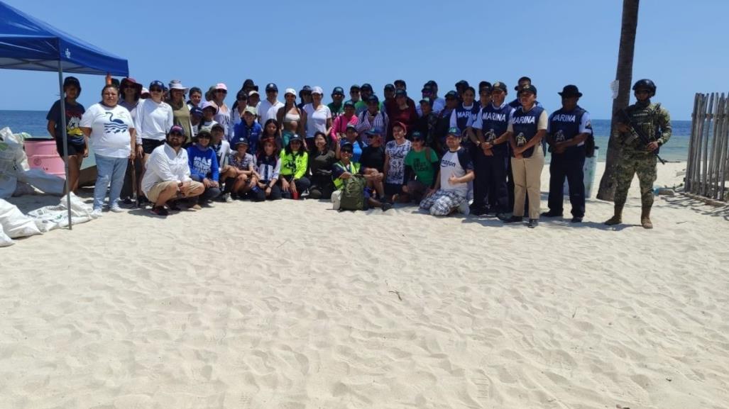 Marina continua los esfuerzos para la conservación de playas en Yucatán