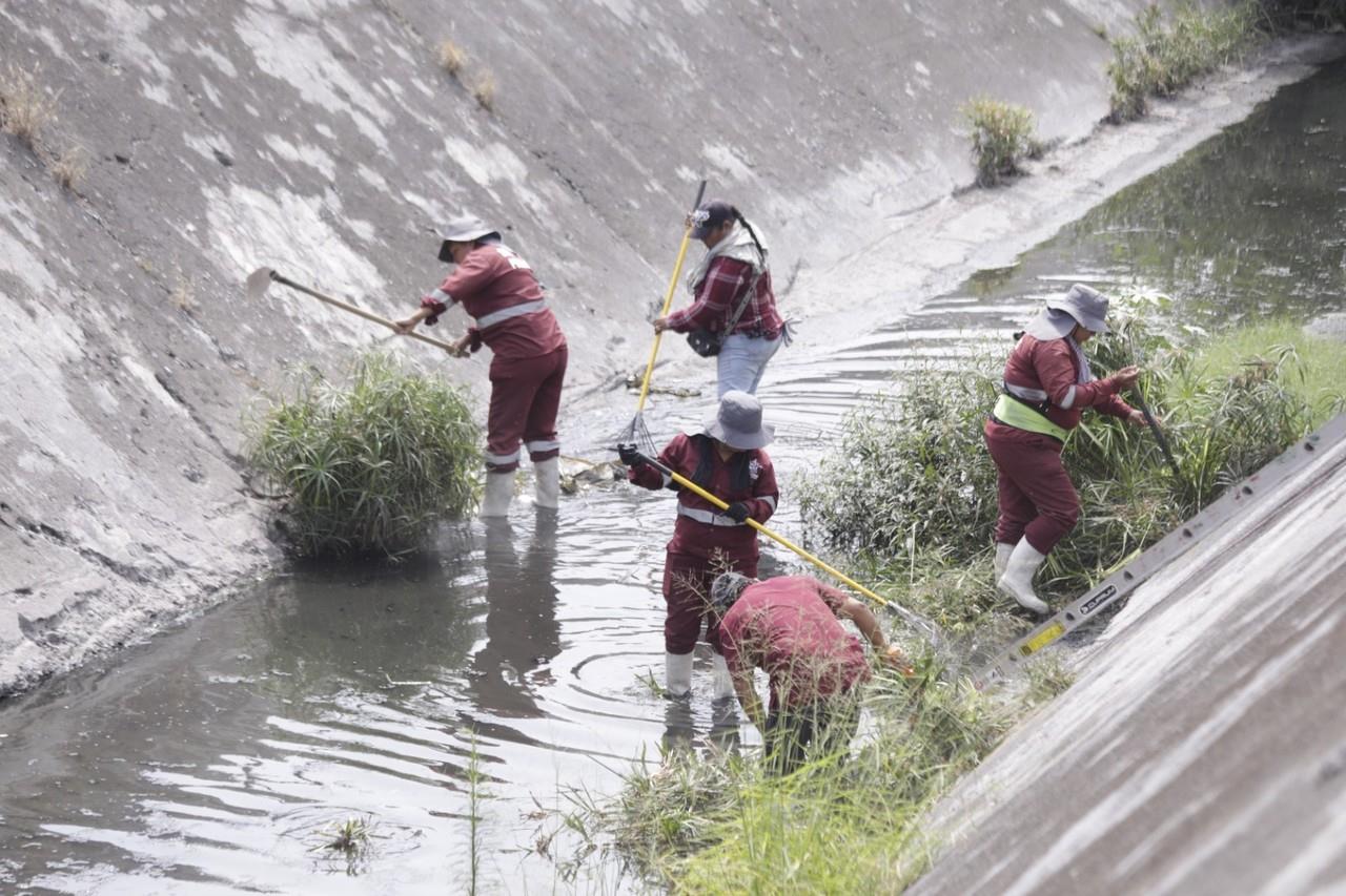 El municipio de Escobedo se declaró listo para la temporada de lluvias y huracanes 2024. Foto. Municipio de Escobedo
