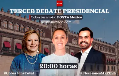 Tercer debate entre Sheinbaum, Gálvez y Máynez: ¿Dónde ver y a que hora empieza?