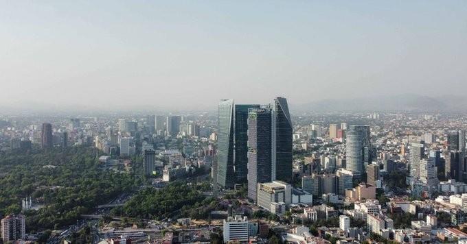 CDMX con aparente contaminación.    Foto: Especial