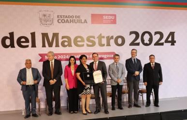 Celebra gobernador de Coahuila a docentes de la Sección 5 del SNTE