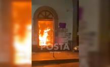 Incendian tienda Coppel de Durango tras feminicidio ocurrido en su interior