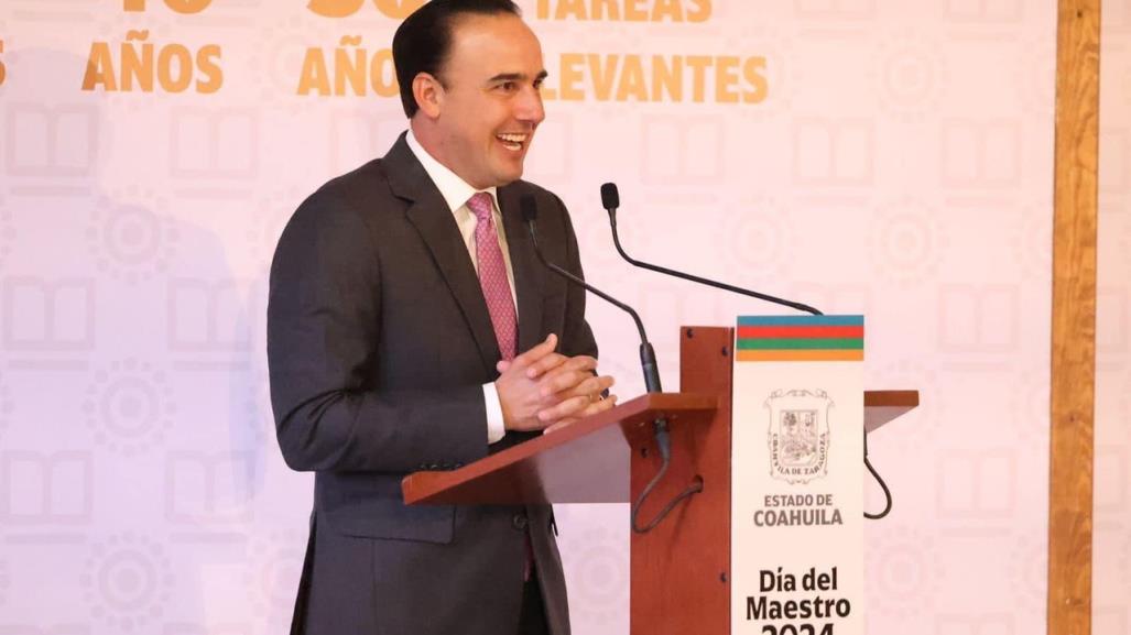 Anuncia gobernador nuevo plan educativo en Coahuila para fortalecer enseñanza