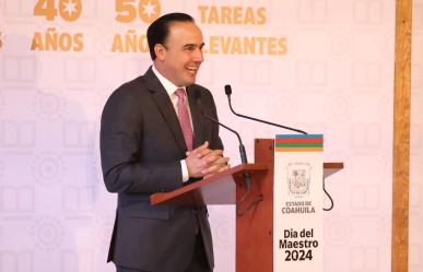 Anuncia gobernador nuevo plan educativo en Coahuila para fortalecer enseñanza