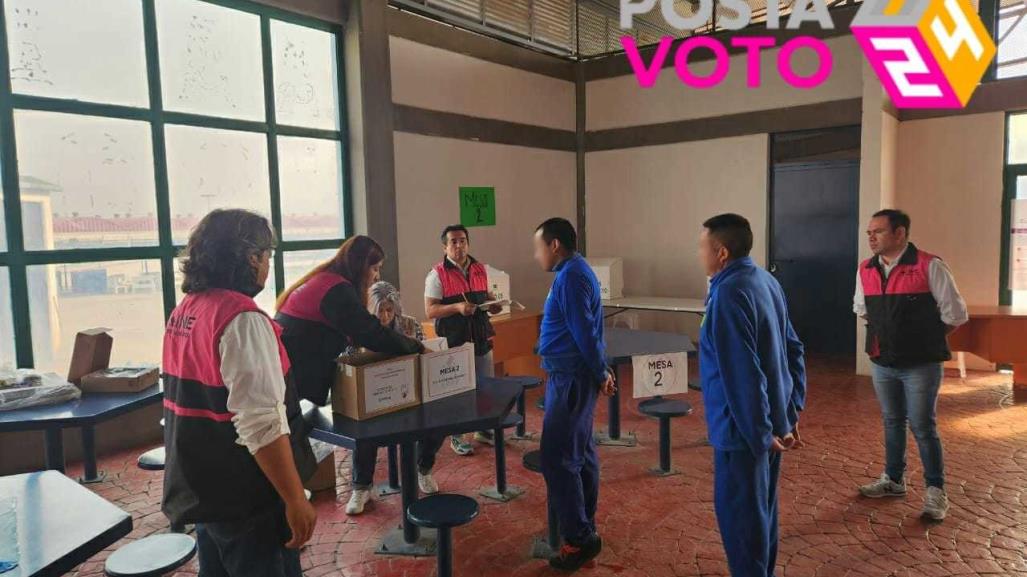 Termina sin incidentes votación anticipada en penales de Edomex