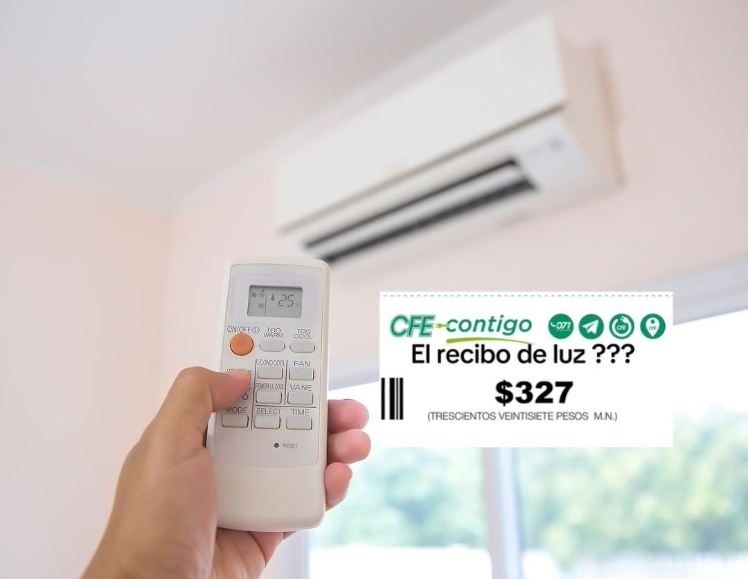 Imágen de un clima encendiendose con el precio del recibo. Foto: CVX5/Canva.